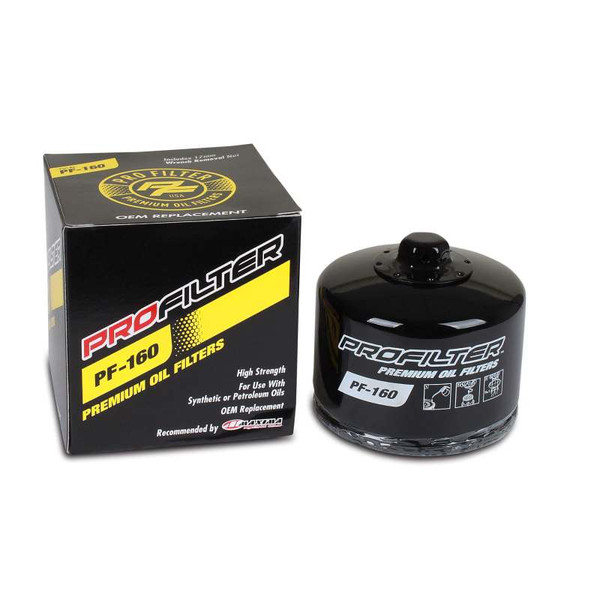 ProFilter BMW/Husqvarna Spin-On Black Various Performance Oil Filter - PF-160