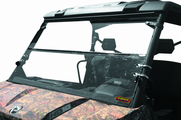 QuadBoss 16-22 Can-Am Defender HD10 Folding Windshield - 375620