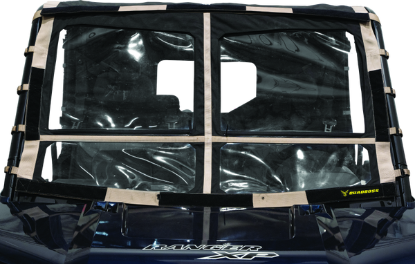 QuadBoss 15-19 Polaris Ranger 1000 Diesel Soft Windshield - 375790