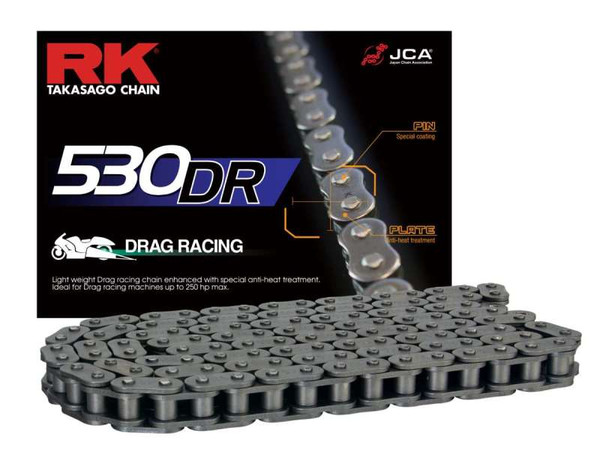 RK Chain 530DR-130L - Natural - 530DR-130