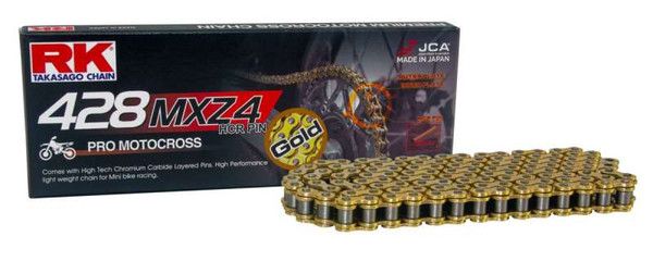 RK Chain GB428MXZ4-100L - Gold - GB428MXZ4-100