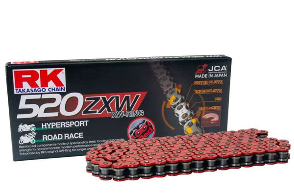 RK Chain RR520ZXW-100L XW-Ring - Red - RR520ZXW-100