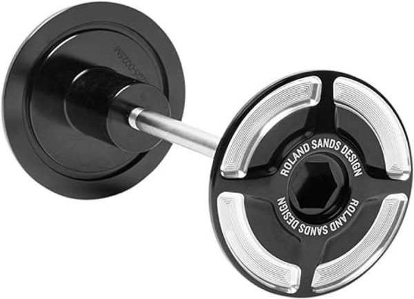 Roland Sands Design BMW Rear Axle Plugs - Contrast Cut - 0205-2012-BM