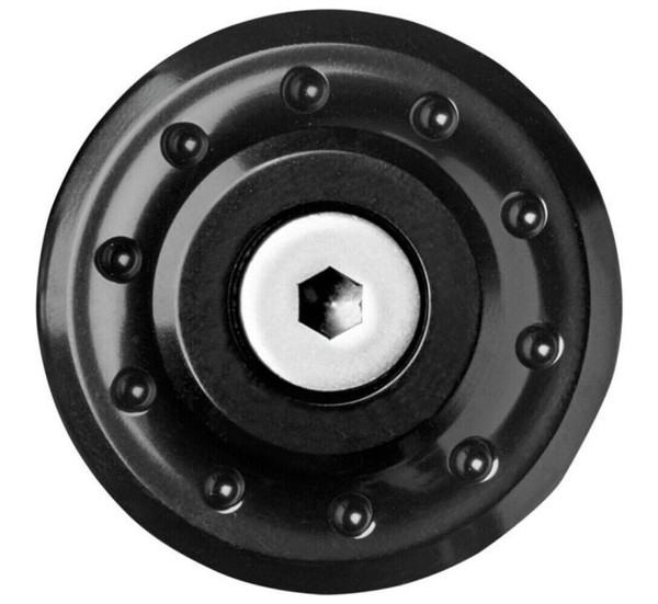 Roland Sands Design BMW Radial Bar Ends - Black Ano - 0208-2141-B