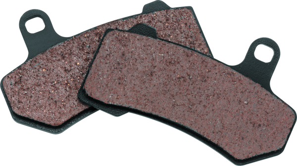 Twin Power 08-Up Touring 06-17 V-Rod Organic Power Brake Pads Replaces H-D 41852-08 41854-08 F and R - 592363