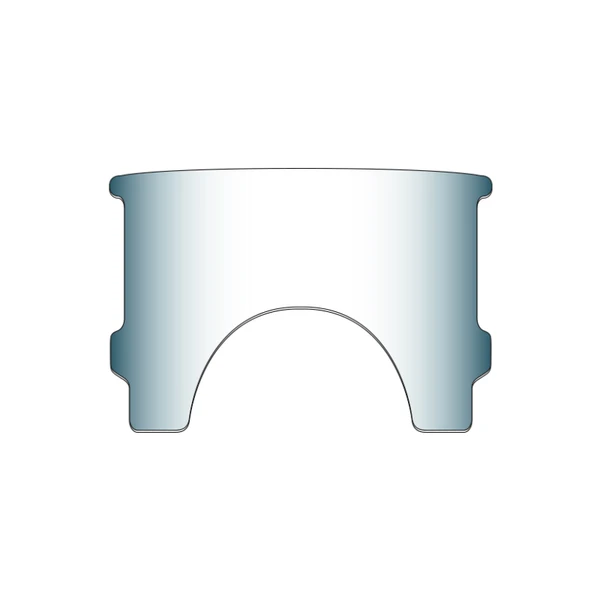 National Cycle Harley Davidson FLST/FX Replacement Window-Clear - 23020