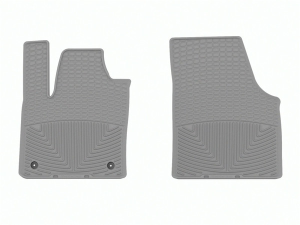 WeatherTech 18-24 Volkswagen Atlas (Incl. 20-24 Cross Sport) Front Rubber Mats - Grey - W655GR