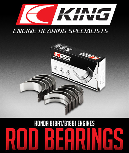 KING ENGINE BEARINGS PMAXKOTE PERFORMANCE ROD BEARING SET: HONDA B18A1/B18B1 ENGINES