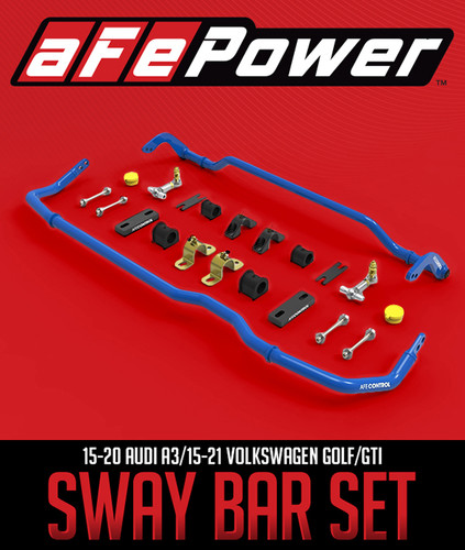 AFE CONTROL SWAY BAR SET: 2015–2020 AUDI A3/2015–2021 VOLKSWAGEN GOLF/GTI