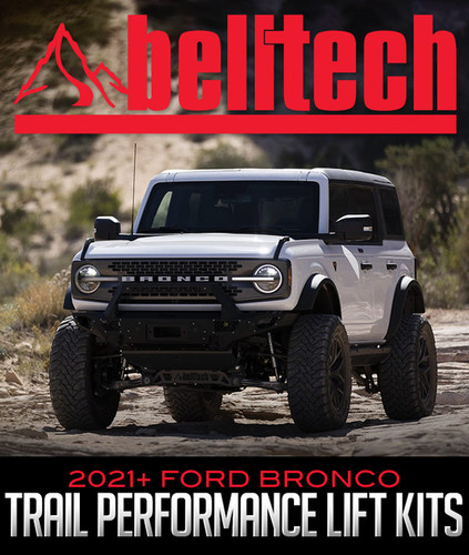 BELLTECH TRAIL PERFORMANCE LIFT KITS: 2021+ FORD BRONCO