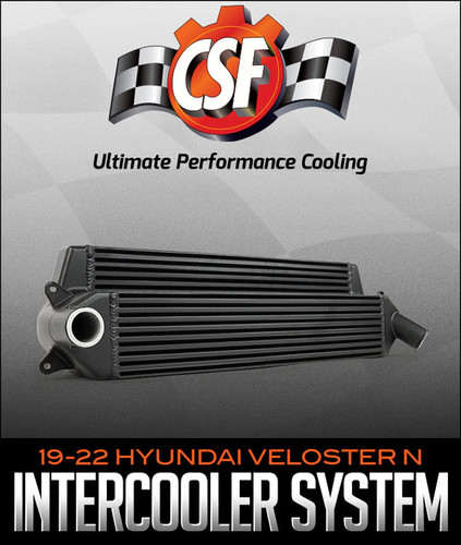 CSF COOLING HIGH PERFORMANCE INTERCOOLER: 2019–2022 HYUNDAI VELOSTER N