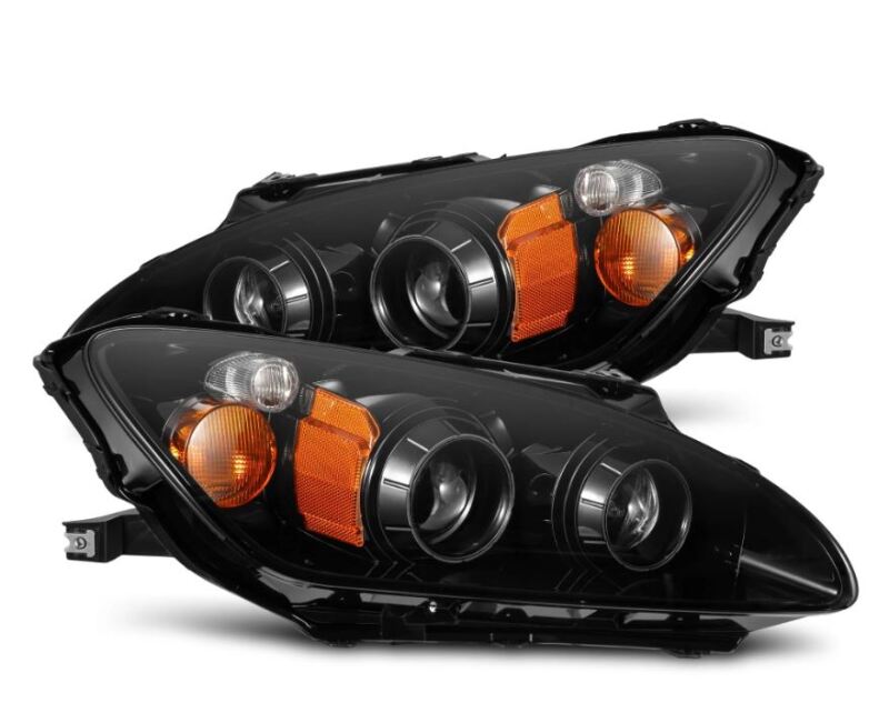 AlphaRex 99-09 Honda S2000 LUXX-Series Projector LED Headlights - Alpha-Black - 880270