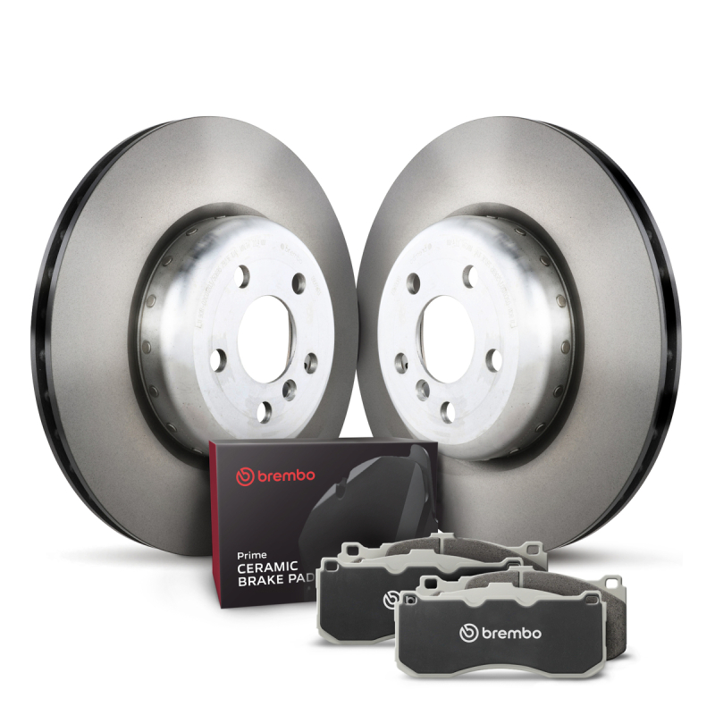 Brembo OE 10-17 BMW 535i GT/11-17 535i GT xDrive/11-15 740i/2015 740Ld xDrive Rear Disc Brake Kit - KT00C10