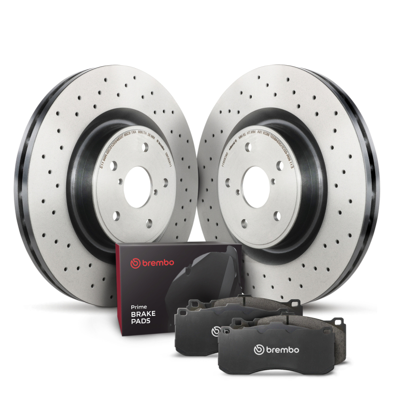 Brembo OE 05-08 Porsche 911 Front Disc Brake Kit - KT04282