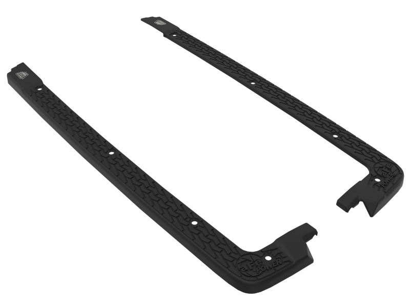aFe 18-24 Jeep Wrangler JL (2-Door Models w/ 3-Piece Hard-Top Only) Terra Guard Tub Rail Covers - 79-25002
