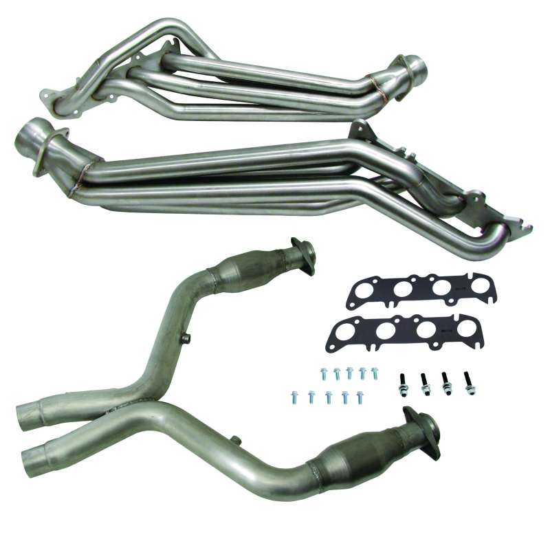 BBK 11-14 Ford Mustang GT 1-7/8in Full-Length Headers w/High Flow Cats - 304 Stainless Steel - 18566