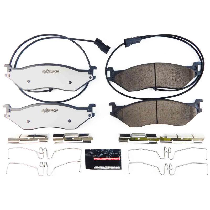 Power Stop 08-09 Ford F-53 Motorhome Chassis Front Z36 Truck & Tow Brake Pads w/Hardware - Z36-1066B