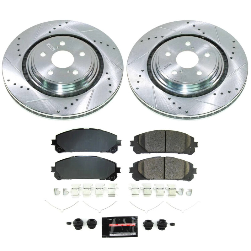 Power Stop 20-22 Toyota Highlander Front Z23 Evolution Brake Kit - K8753
