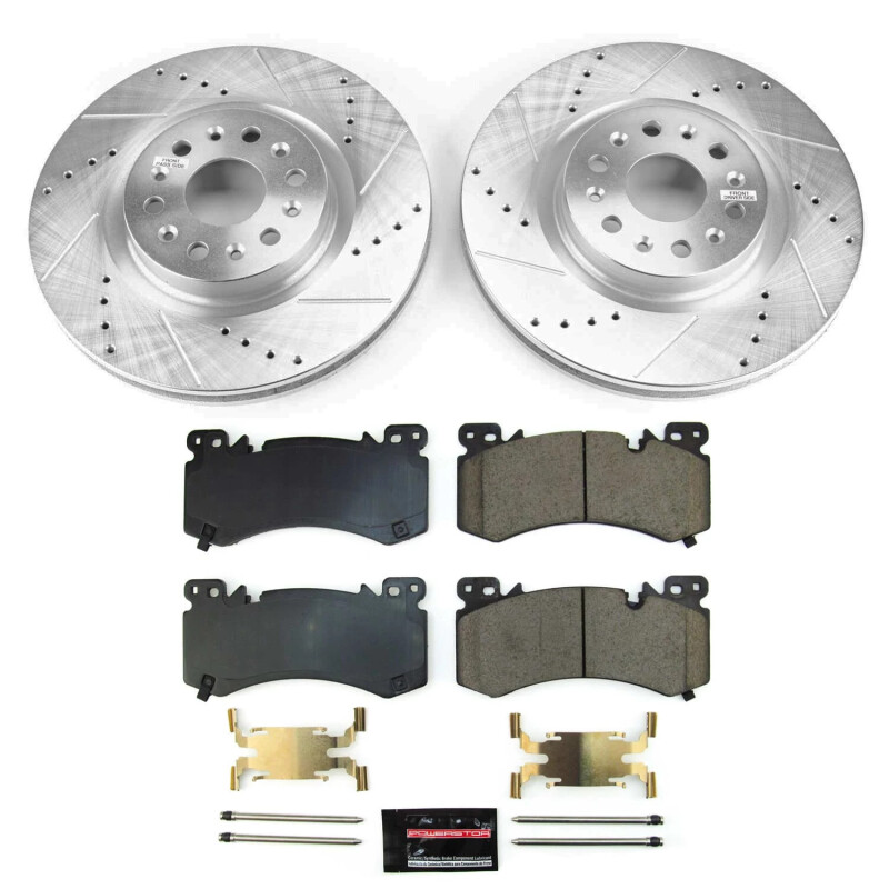 Power Stop 2022 Cadillac XT6 Front Z23 Evolution Brake Kit - K9076