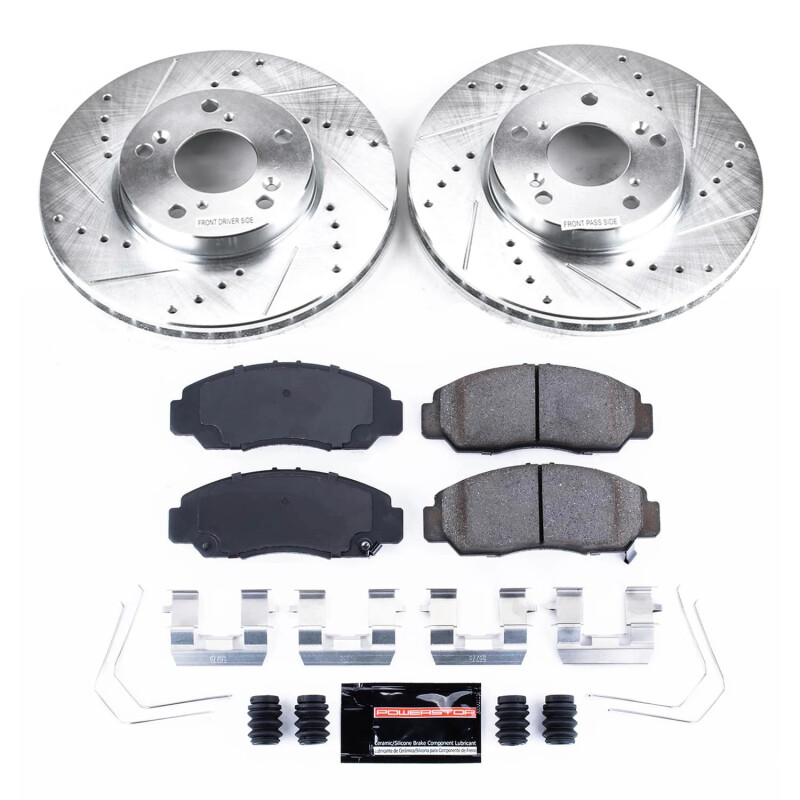 Power Stop 06-11 Honda Civic Front Z23 Evolution Brake Kit - K9109