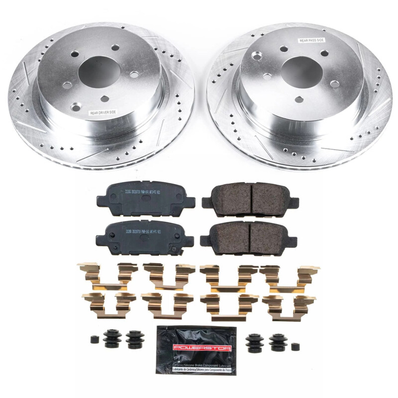 Power Stop 2009 Infiniti FX35 Rear Z23 Evolution Brake Kit - K9134