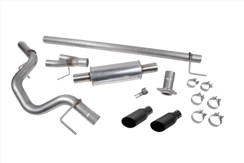 Roush 21-24 Ford F-150 5.0L V8 Side Exit Catback Performance Exhaust w/ Black Tips - 422266-BLK