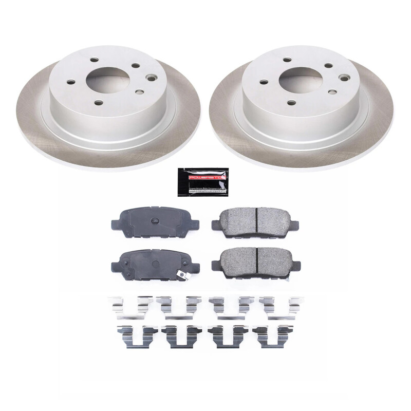 Power Stop 07-18 Nissan Sentra Rear Semi-Coated Rotor Kit - SC098