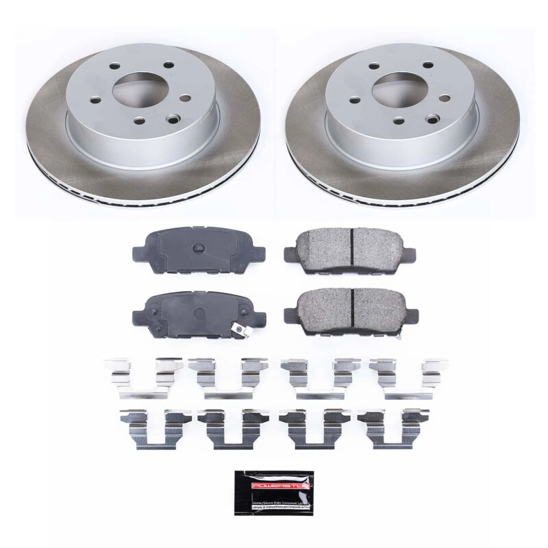 Power Stop 03-05 Nissan 350Z Rear Semi-Coated Rotor Kit - SC103