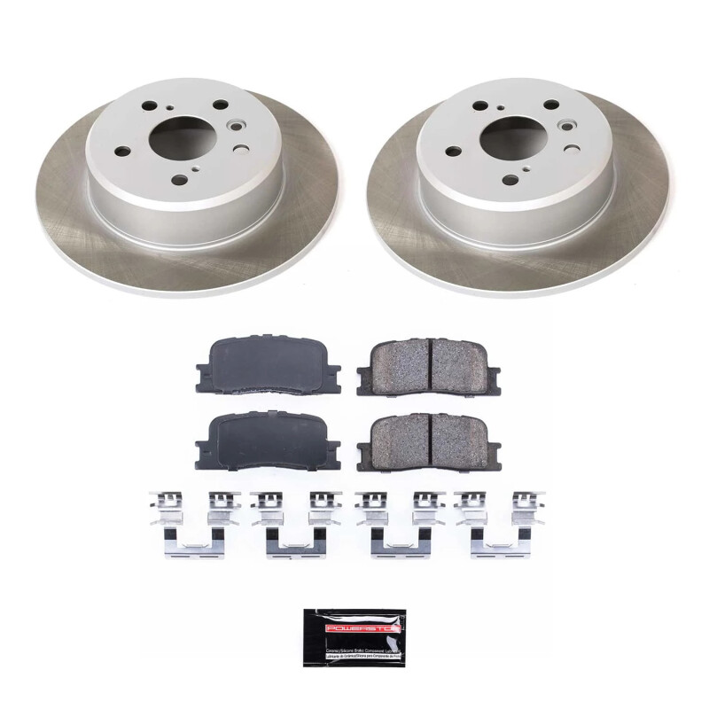 Power Stop 01-03 Toyota Highlander Rear Semi-Coated Rotor Kit - SC1069