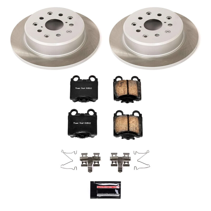 Power Stop 02-10 Lexus SC430 Rear Semi-Coated Rotor Kit - SC1149
