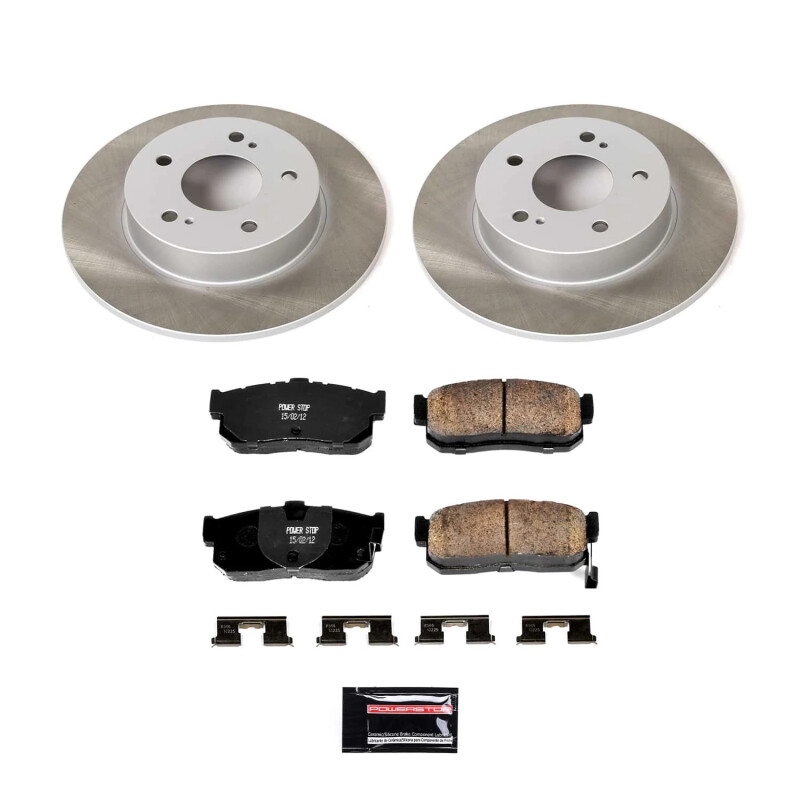 Power Stop 95-01 Nissan Maxima Rear Semi-Coated Rotor Kit - SC1168