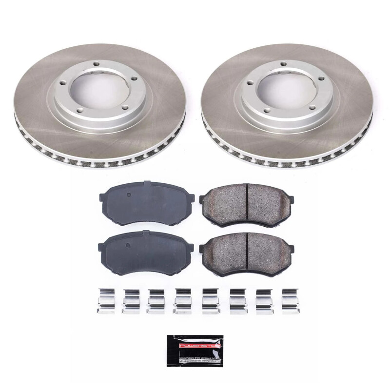 Power Stop 95-04 Toyota Tacoma Front Semi-Coated Rotor Kit - SC1232
