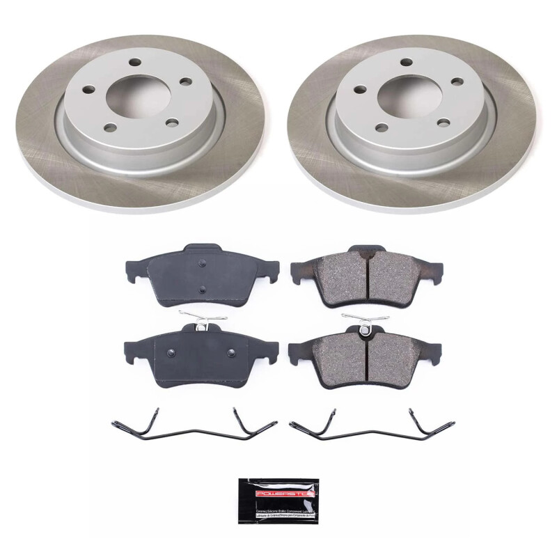Power Stop 04-13 Mazda 3 Rear Semi-Coated Rotor Kit - SC129