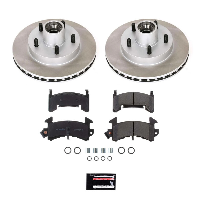 Power Stop 82-87 Pontiac Grand Prix Front Semi-Coated Rotor Kit - SC1482