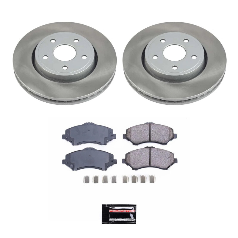 Power Stop 08-12 Jeep Liberty Front Semi-Coated Rotor Kit - SC1631