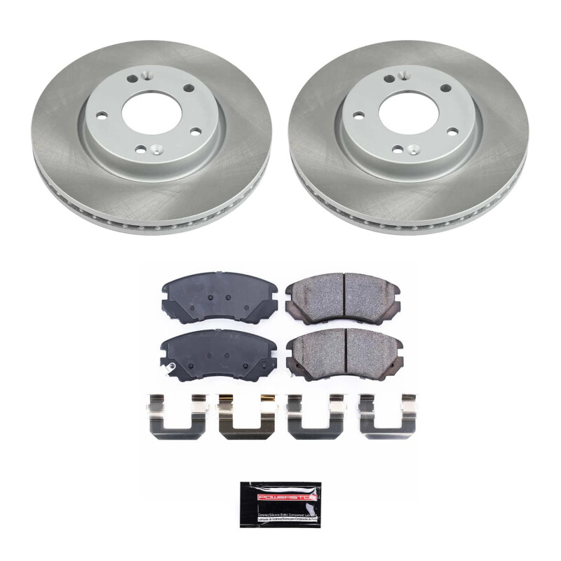 Power Stop 05-10 Kia Sportage Front Semi-Coated Rotor Kit - SC165