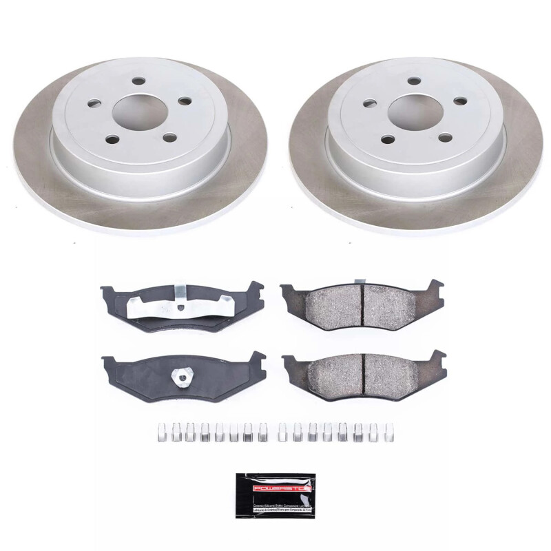 Power Stop 95-01 Plymouth Neon Rear Semi-Coated Rotor Kit - SC1687