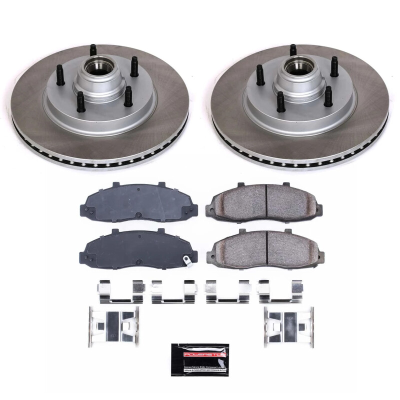 Power Stop 97-00 Ford F-150 Front Semi-Coated Rotor Kit - SC1863