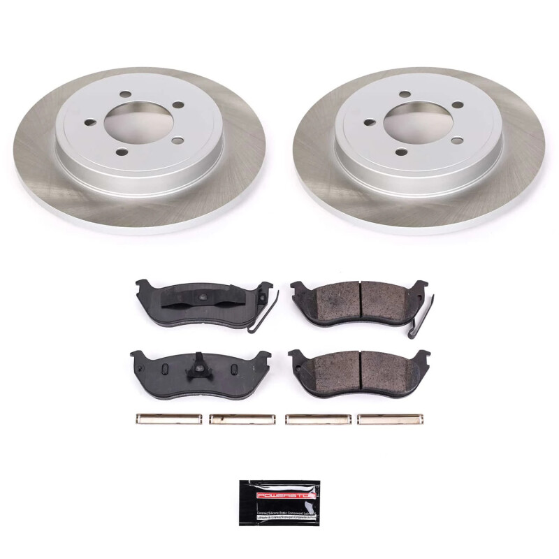 Power Stop 07-10 Mercury Mountaineer Rear Semi-Coated Rotor Kit - SC1929