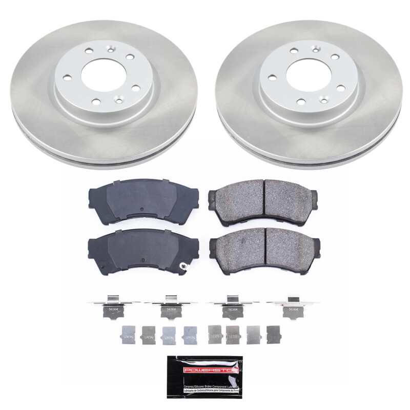 Power Stop 06-11 Mercury Milan Front Semi-Coated Rotor Kit - SC199