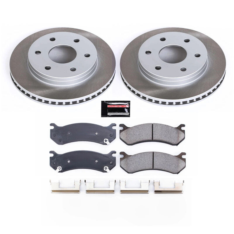 Power Stop 00-06 GMC Yukon XL 1500 Front Semi-Coated Rotor Kit - SC2009