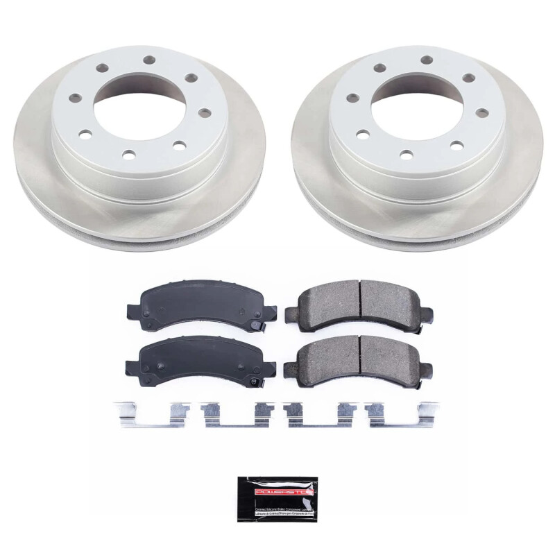 Power Stop 07-20 GMC Savana 3500 Rear Semi-Coated Rotor Kit - SC2039