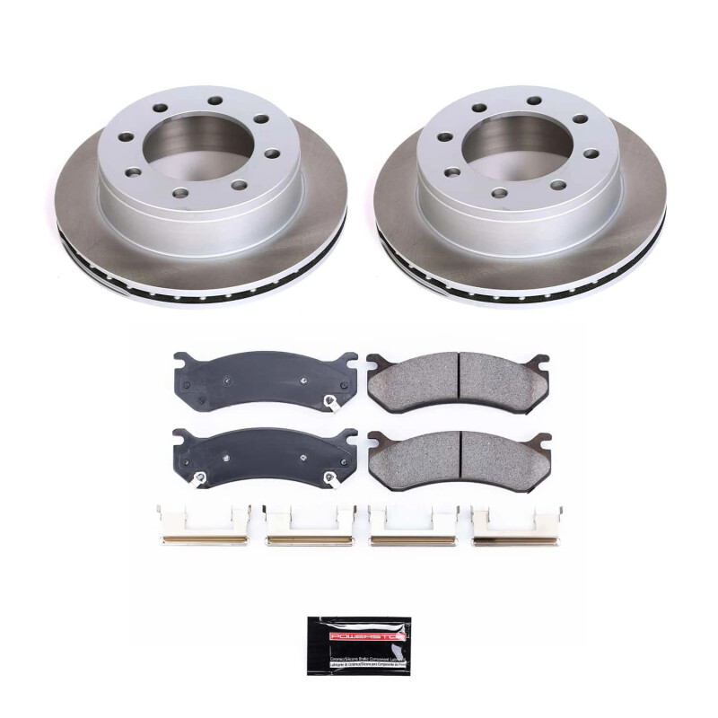 Power Stop 08-13 GMC Yukon XL 2500 Rear Semi-Coated Rotor Kit - SC2041
