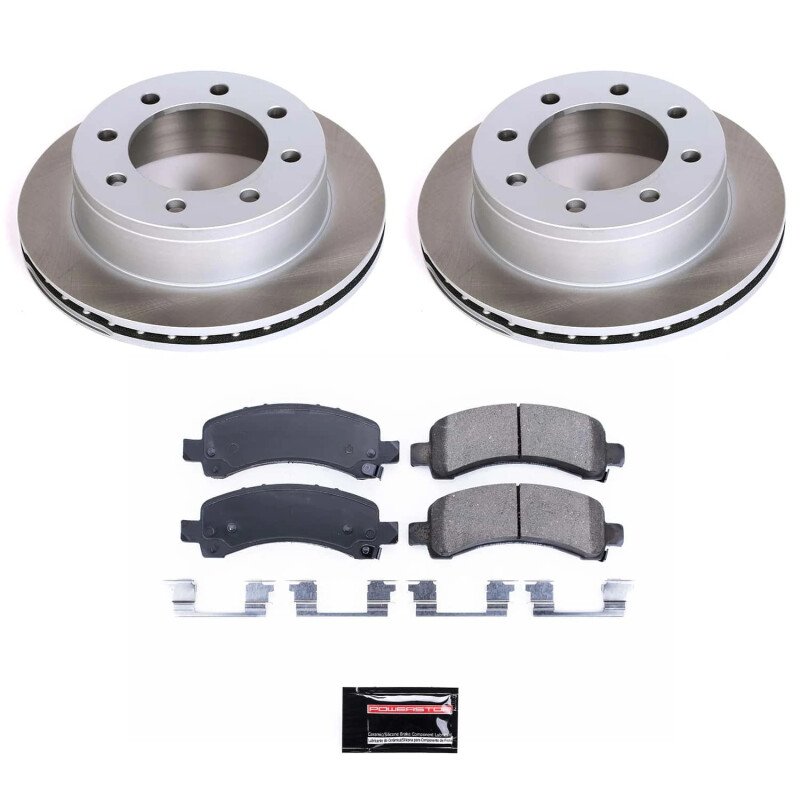 Power Stop 03-16 GMC Savana 3500 Rear Semi-Coated Rotor Kit - SC2043