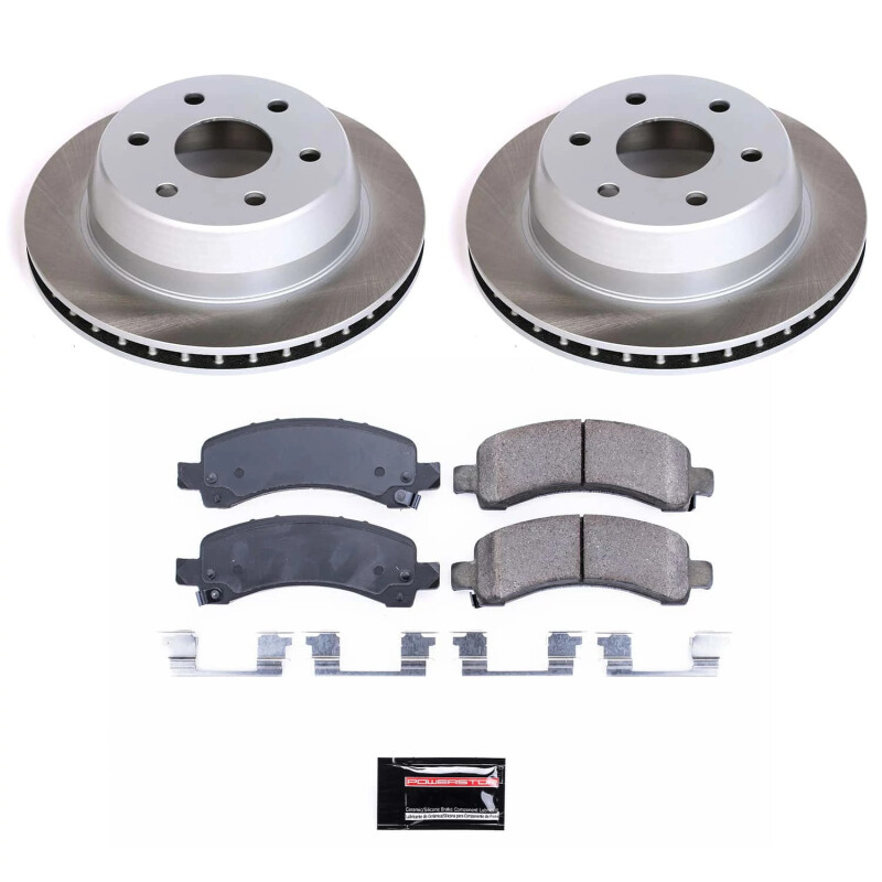 Power Stop 03-06 GMC Yukon XL 1500 Rear Semi-Coated Rotor Kit - SC2047