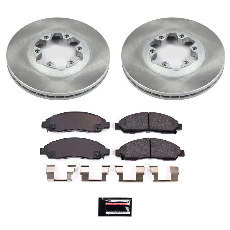 Power Stop 07-08 Isuzu i-370 Front Semi-Coated Rotor Kit - SC2066