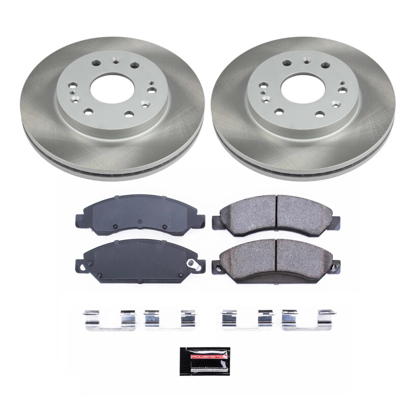 Power Stop 2007 GMC Yukon XL 1500 Front Semi-Coated Rotor Kit - SC2067