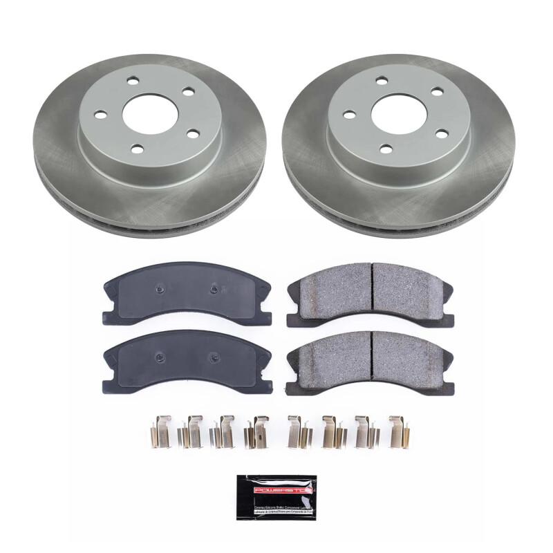 Power Stop 99-04 Jeep Grand Cherokee Front Semi-Coated Rotor Kit - SC2149
