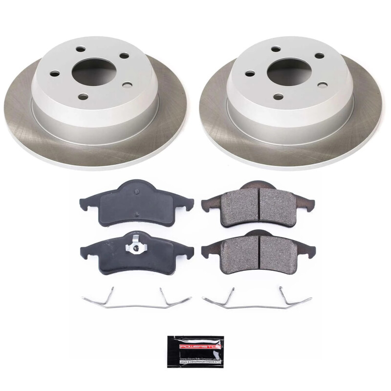 Power Stop 99-04 Jeep Grand Cherokee Rear Semi-Coated Rotor Kit - SC2151