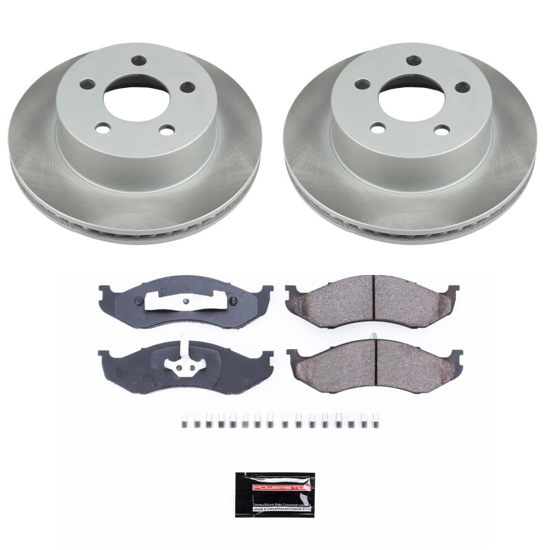 Power Stop 99-06 Jeep Wrangler Front Semi-Coated Rotor Kit - SC2152